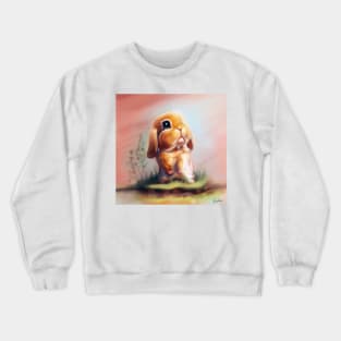 Chubby bunny stands Crewneck Sweatshirt